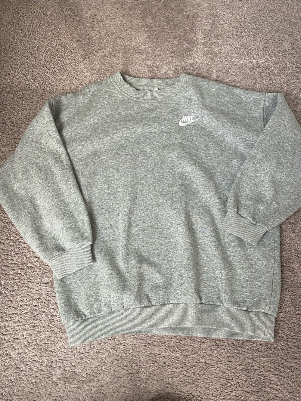 Like New Kids NIKE Grey Crewneck Sweatshirt